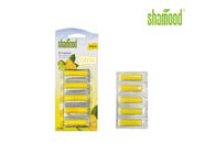Żółty Citrus Home Small Vacuum Air Fresheners Cleaner 5 Strips / Set