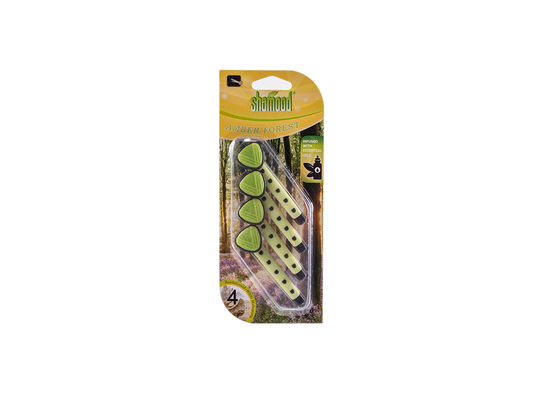 4PK Odświeżacz powietrza w sztyfcie z podwójnym zapachem Amber Forest